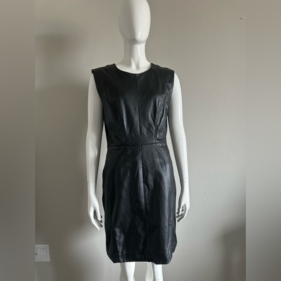 Aqua Dresses & Skirts - Aqua 100% leather woman’s dress